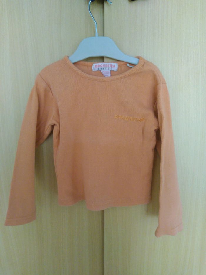 #lot de 7 t-shirts manches longues fille taille 4 ans - photo numéro 7