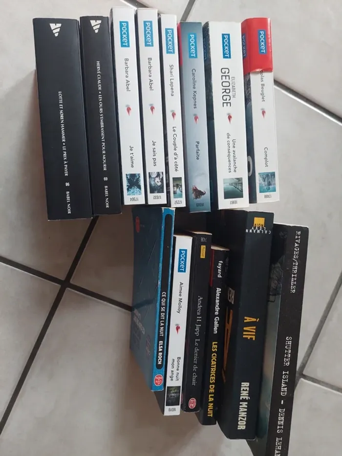 Livres polar, thrillers