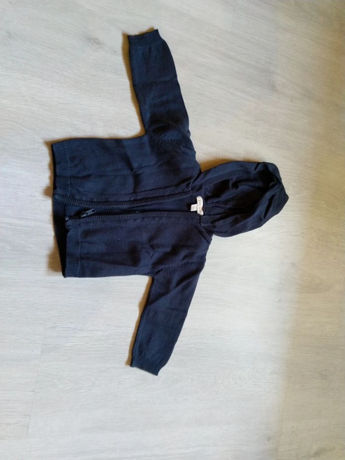 Gilet zippé 6 mois
