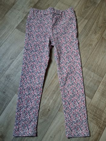 Pantalon fille jegging fleuri 6 ans