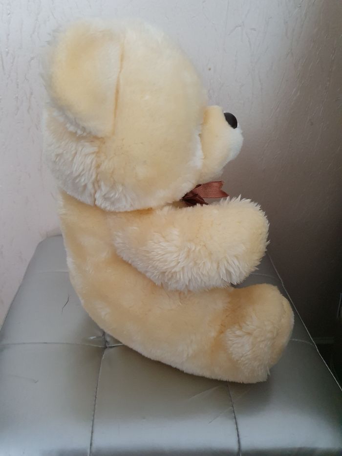Peluche Nounours jaune - photo numéro 7