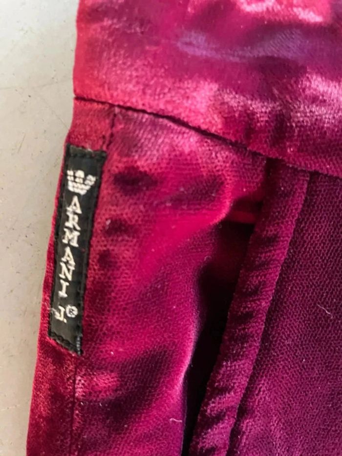 Pantalon façon velours violet - photo numéro 4
