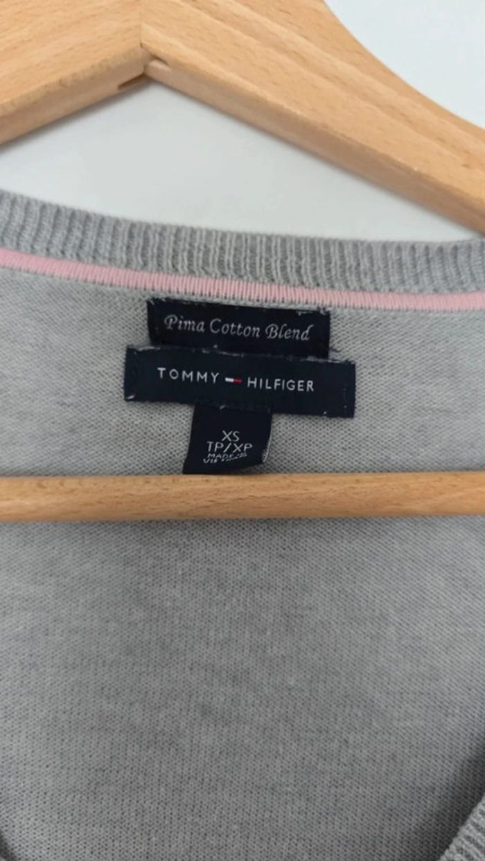 Pull gris Tommy Hilfiger - photo numéro 4