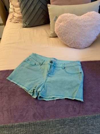 Short turquoise taille 40 3 suisses collection