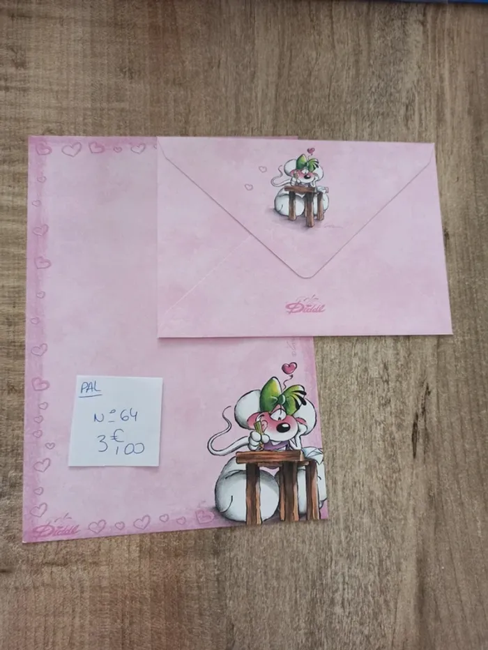 Papier à lettre Diddl 64 3,00€