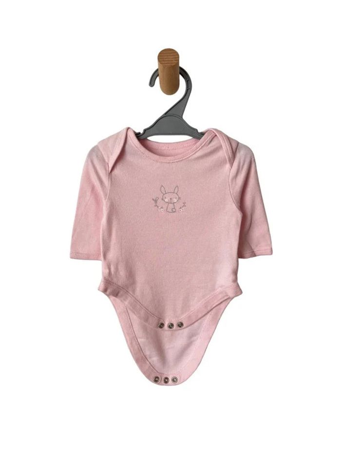 LOT de 3 bodies à manches longues roses et blancs - Early days 3 mois (62cm) - photo numéro 4