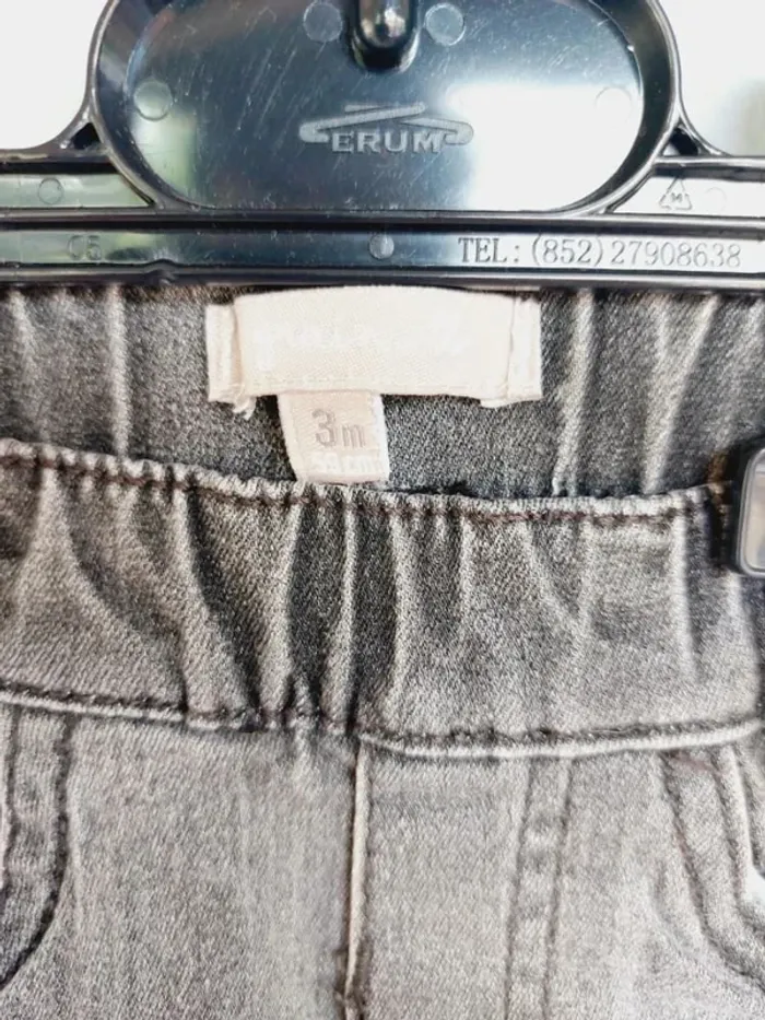 Jean taille élastique Grain de blé 3 mois - photo numéro 2