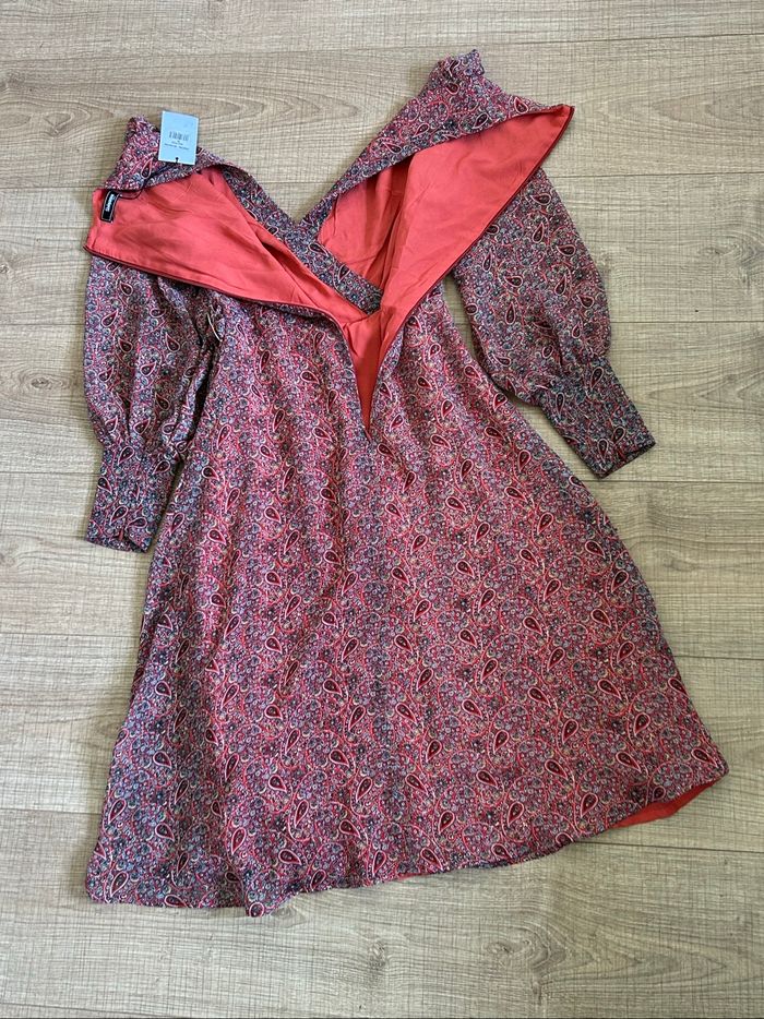 Robe imprimée neuve à manches longues Sinequanone taille 34 - photo numéro 8