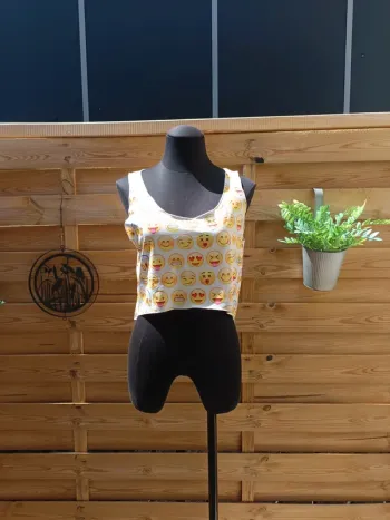 Crop top Emojis taille L