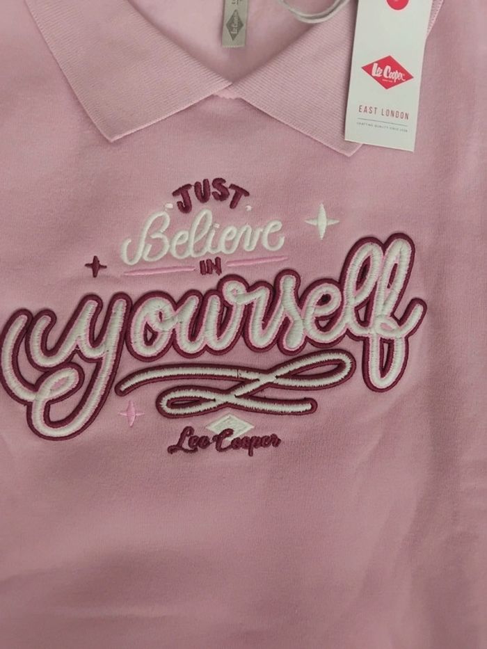 Sweat rose Lee Cooper, 10 ans - photo numéro 2