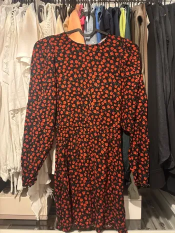 Robe motif rose