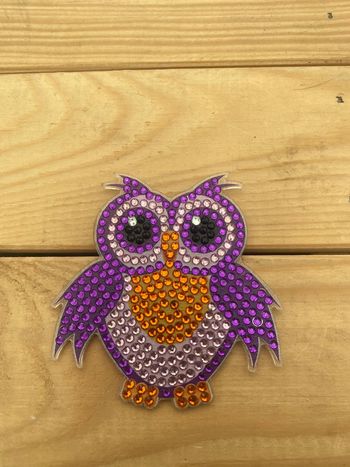 Magnet hibou 🦉 en Diamond Painting