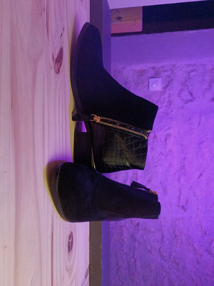 Chaussure femme noire en tbe taille 40 blanco - photo numéro 2