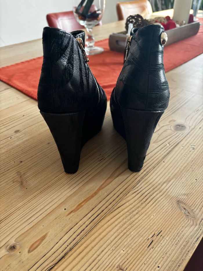 Bottine cuir