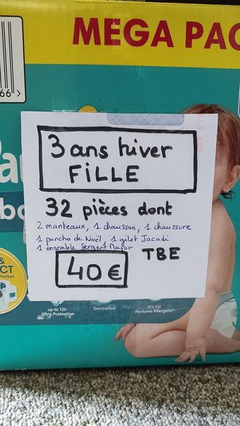 Gros lot 3 ans fille hiver