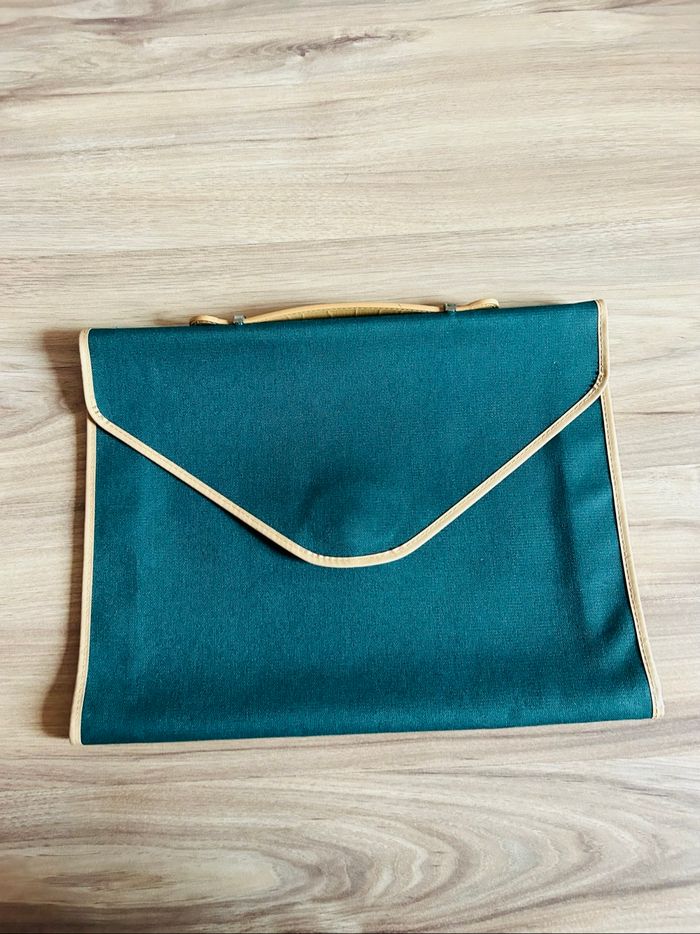 Cartable / Sac vert uni Homme Cegos