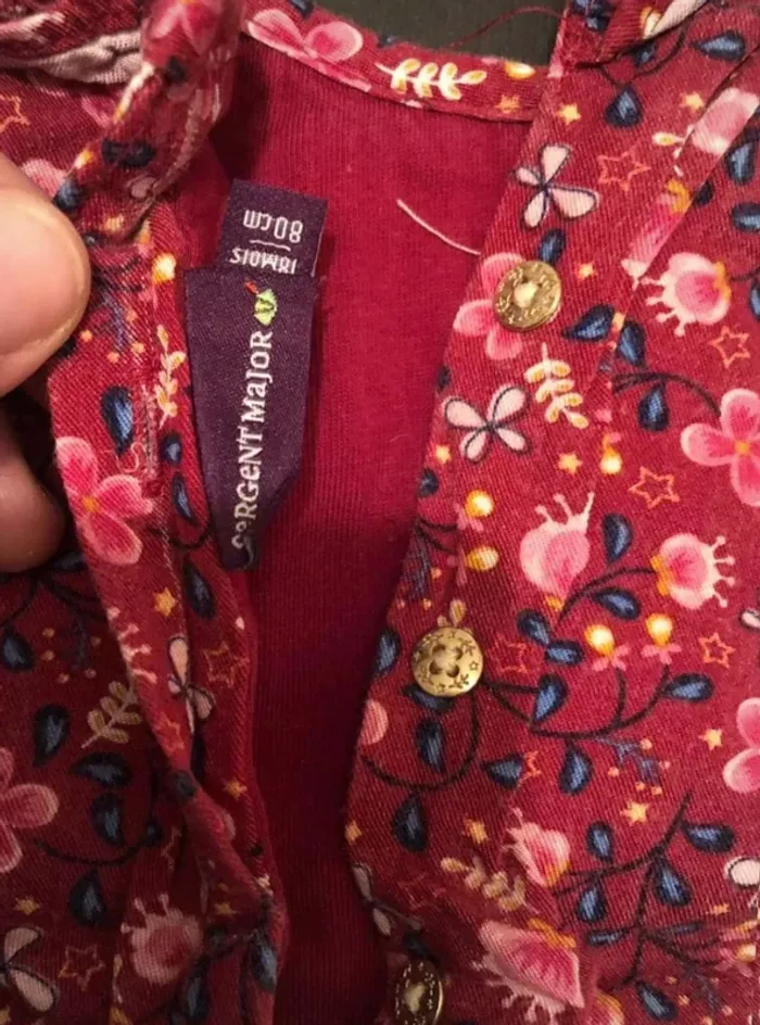 Superbe tee shirt manches longues Sergent Major 18 mois - photo numéro 2