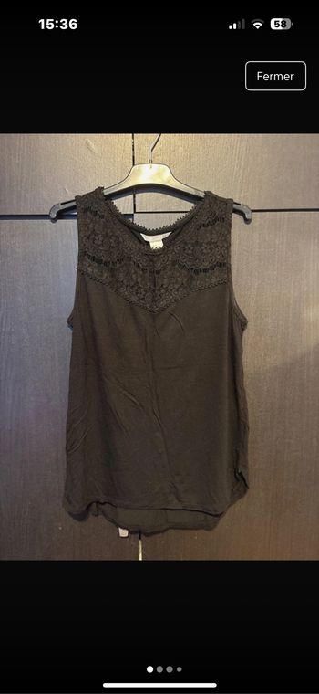 Débardeur dentelle H&M
