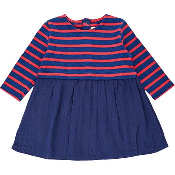 Robe à manches longues 12 mois en coton Petit BateauD