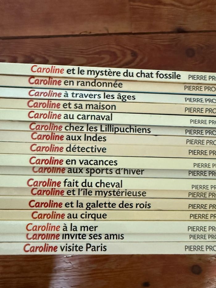 Lot de 17 livres bd Hachette albums Caroline Pierre Probst bords jaunes - photo numéro 5