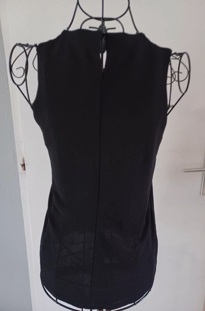 haut noir drappé tm - photo numéro 2