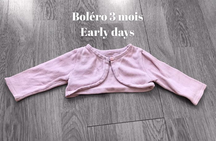 Boléro 3 mois early days