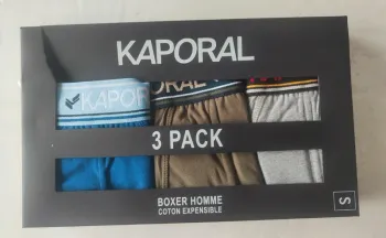 Lot de 3 boxers homme Kaporal S