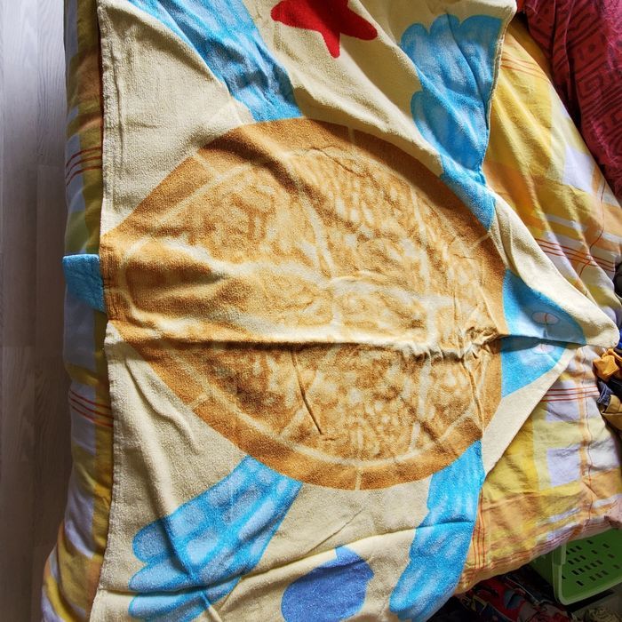 serviette avec capuche motifs tortue (1e) - photo numéro 4