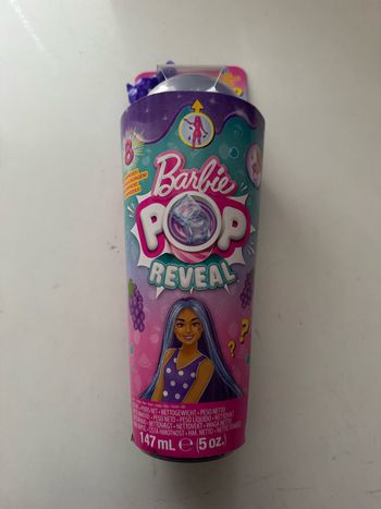 Barbie pop reveal raisin
