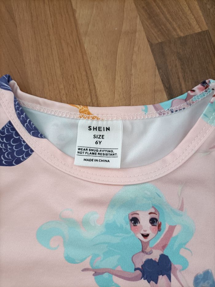 Pyjama deux pièces sirène 6 ans shein rose - photo numéro 9
