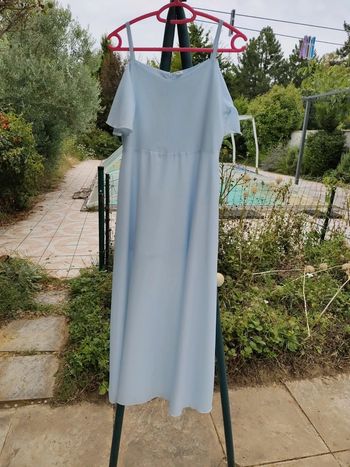 Robe bleu ciel fantaisie Shein taille 14 ans