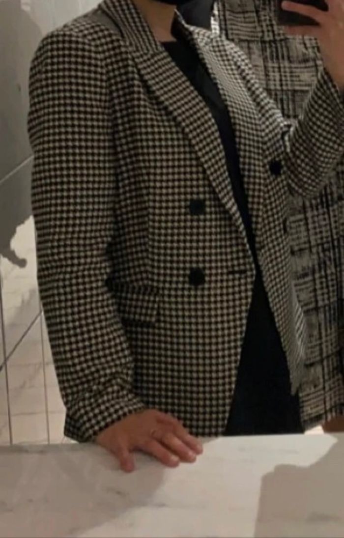 Blazer pied de poule promod taille unique