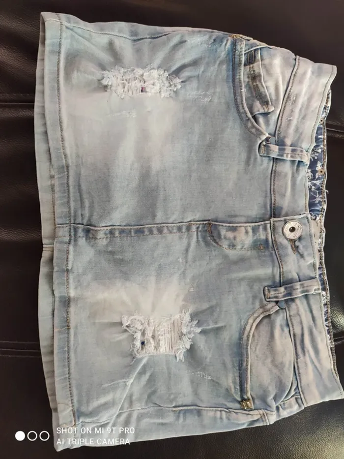 Jupe jean simple chic 36