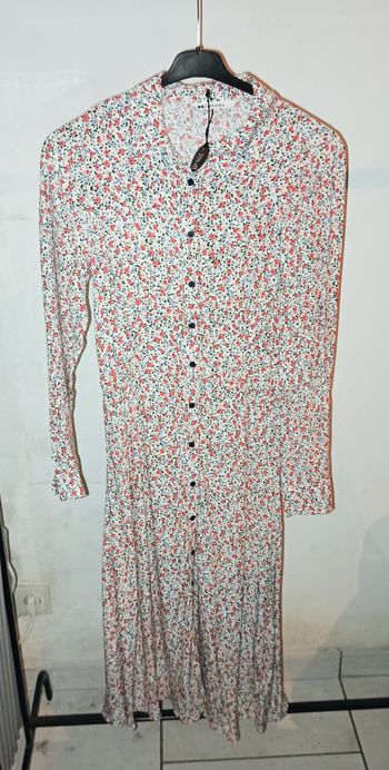 Robe longue fleurie Camaieu T36