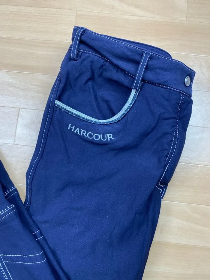 Pantalon d’équitation Harcour – Bleu marine – Taille 40 - photo numéro 2