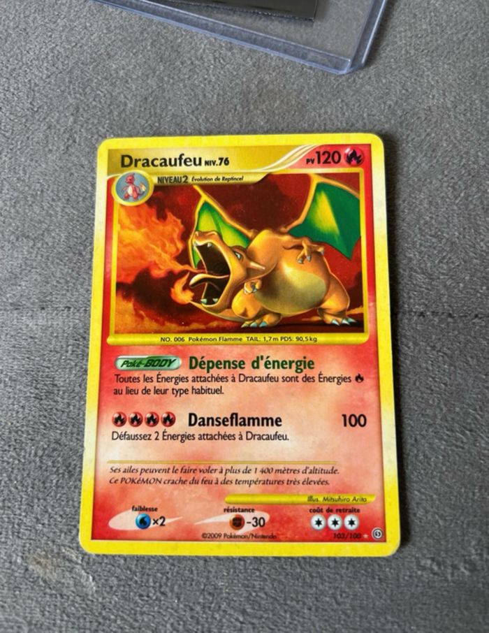 Dracaufeu Holo Secrète D&P - photo numéro 2