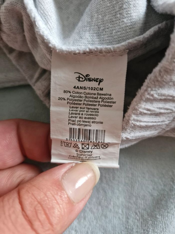 Ensemble pyjama 2 pièces enfant fille garçon 4 ans Disney Animals Coton Polyester - photo numéro 10