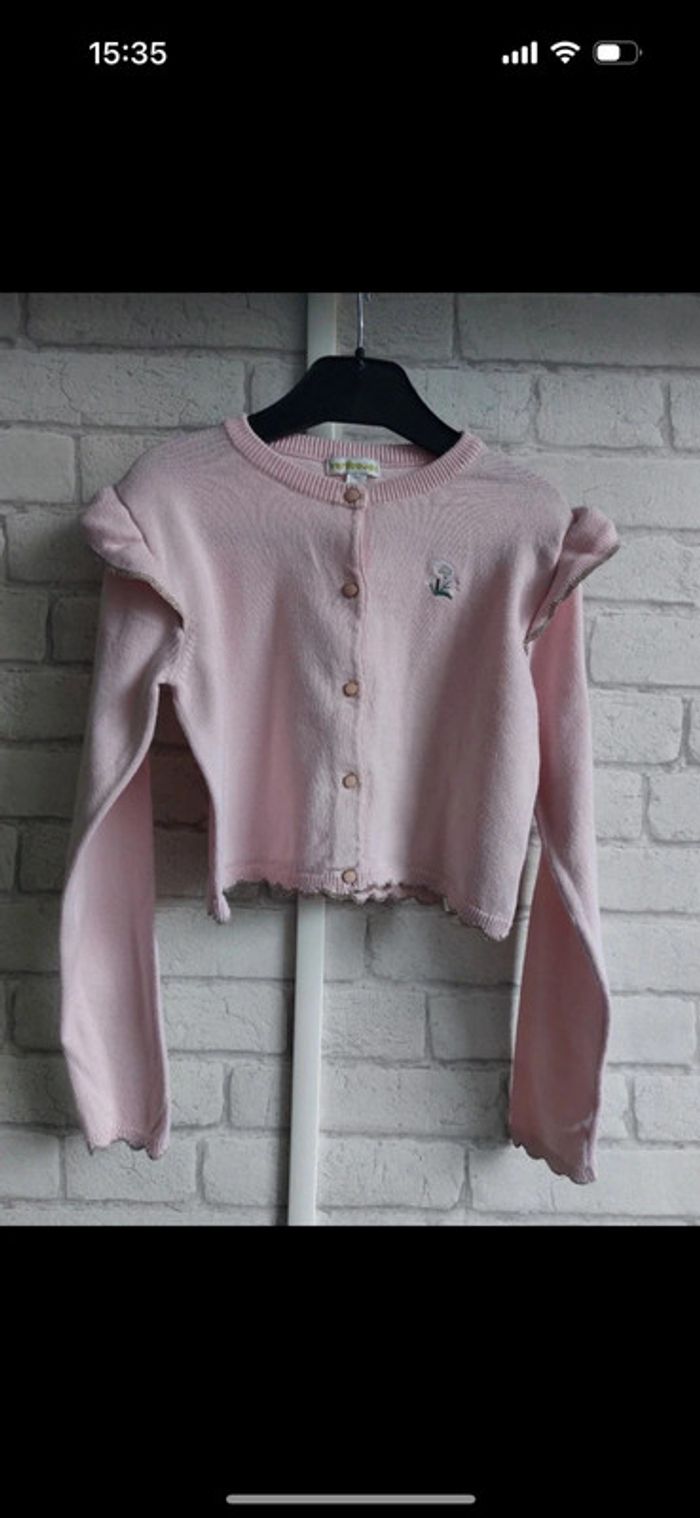 Gilet court Vertbaudet taille 8 ans