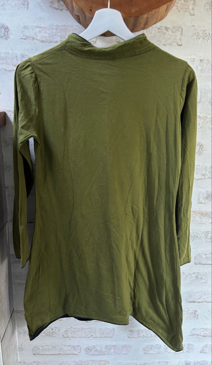 Tunique kaki vintage - Taille S/M - photo numéro 5