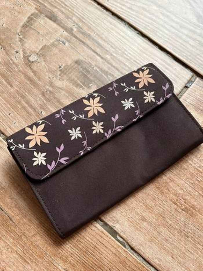 Porte-monnaie à fleurs