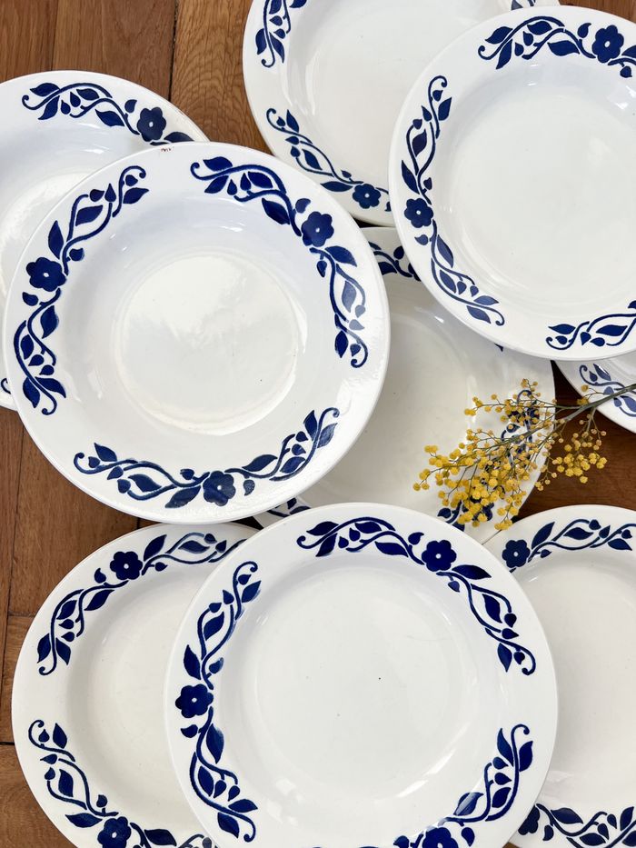 Assiettes creuses vintage - photo numéro 2