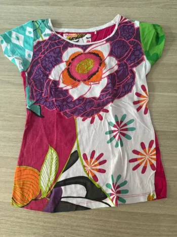 T-shirt Desigual fille 10 ans 🌈