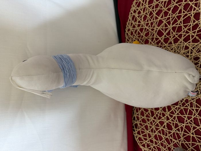 Peluche oie blanc jaune et bleu Sucre d'Orge - photo numéro 3