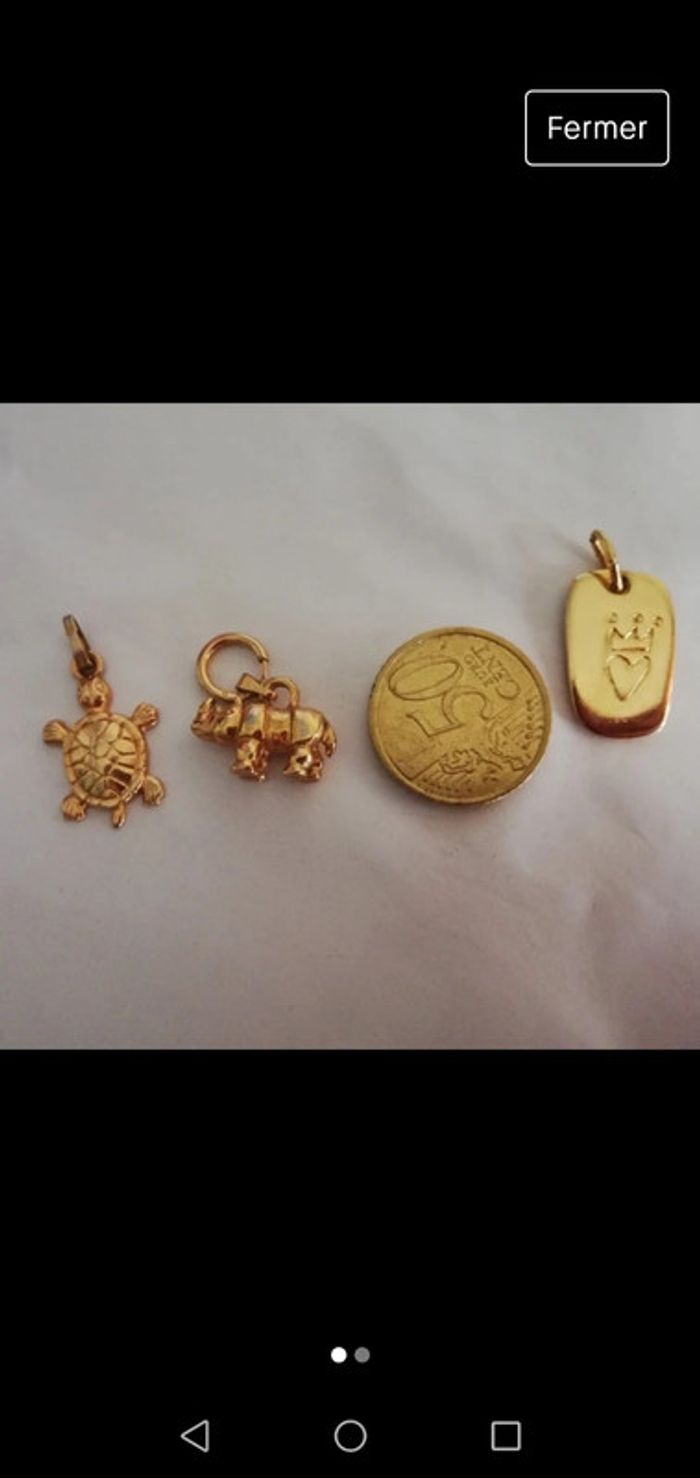 Magnifique lot pendentifs vintage