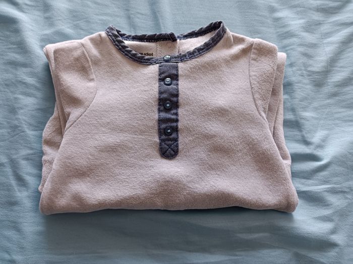 Pyjama velours Vertbaudet 12 mois - photo numéro 2