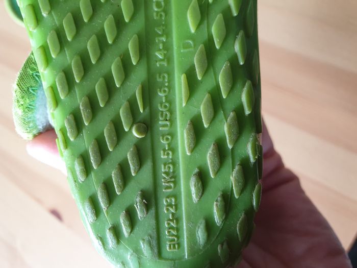 Chaussons Verts - Grenouille - Taille 22-23 - photo numéro 2