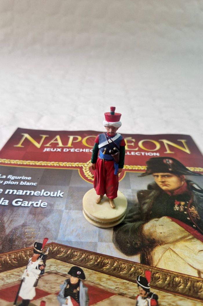 Figurine  , Napoléon , jeux d'échec de collection  , le mamelouk de la garde - photo numéro 2