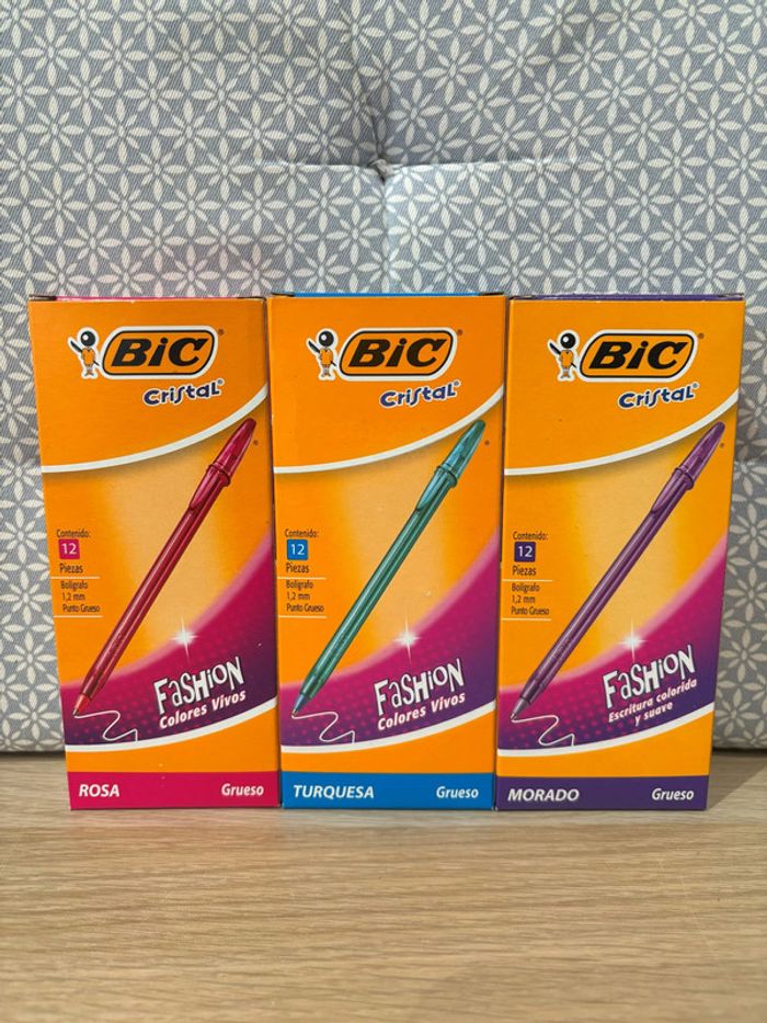 Pack de 36 Stylos Billes "Fashion Cristal" Pastel