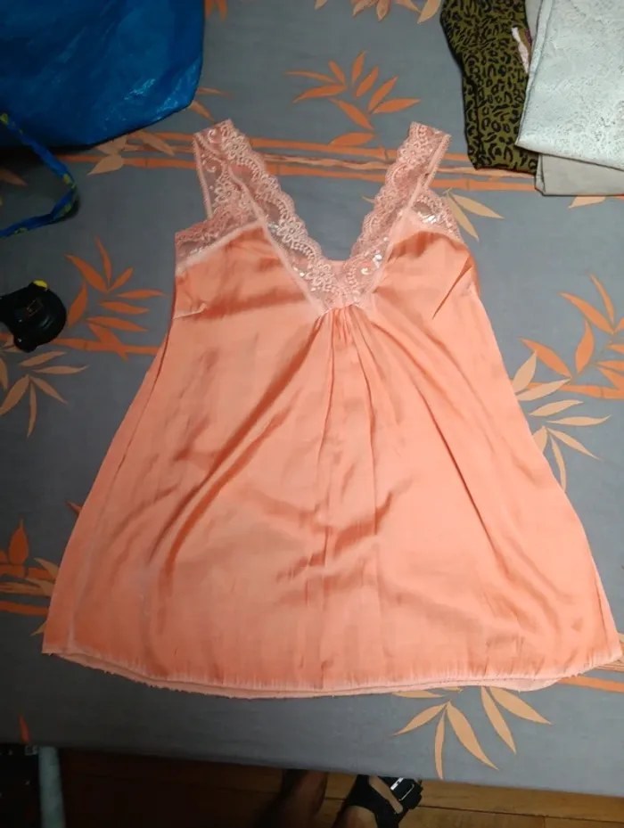 Top orange viscose