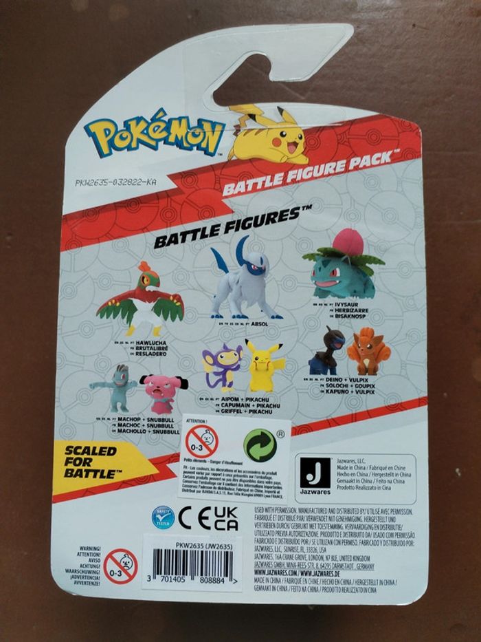 Figurine Pokémon Battle figure pack neuve - photo numéro 2